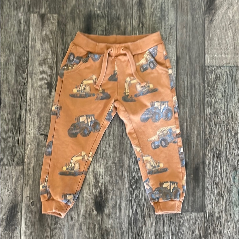 Minymo construction trucks Pattern Joggers
